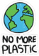 Logo No more plastic
